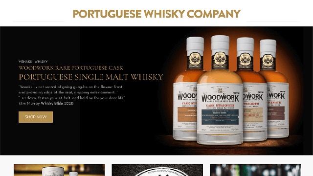 Portuguese Whisky Company by Navega Bem Web Design