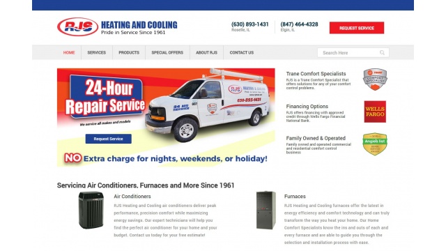 RJS Heating Cooling by Cyber Construction