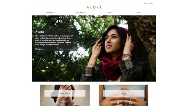 Auora Jewellery by Digital Jellyfish Agency