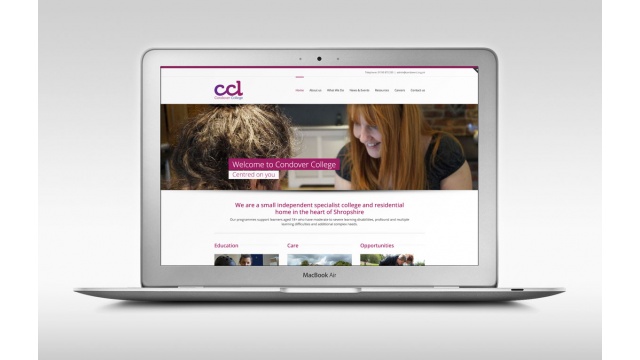 Condover College - Website by Division Design Ltd