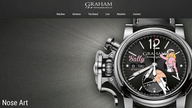 Site eCommerce Montres Graham by Procab Studio*