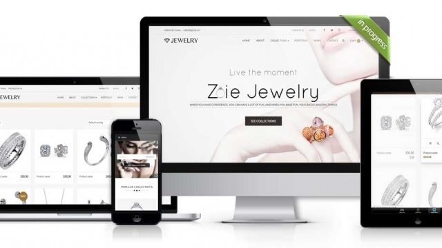 Zoie Jewelry – Geneva by Babylon –\ Web Design