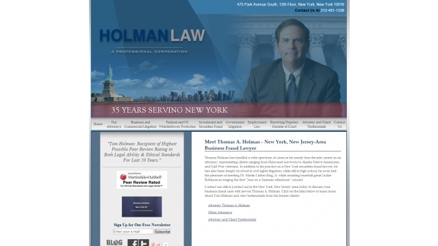 Holman Law by EIC Law Digital Marketing and Website Design