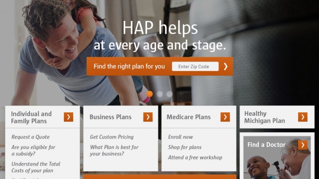 HAP (Health Alliance Plan) by Grit Design