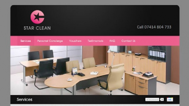 Star Cleaning Services by I Design Websites