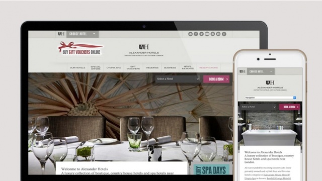 Alexander Hotels Website by Ignite Hospitality