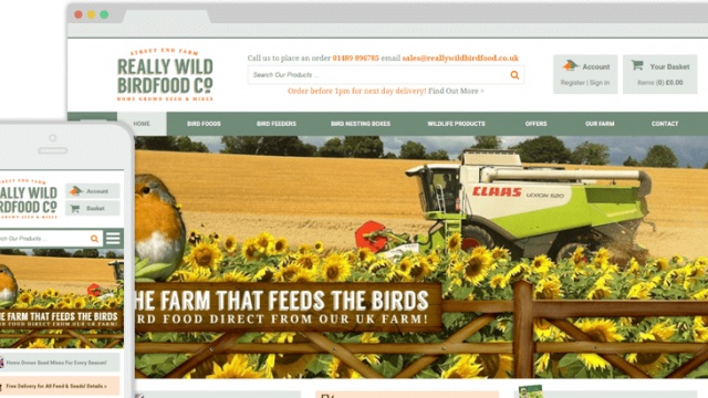 Really Wild Bird Food Co by Designer Websites Ltd