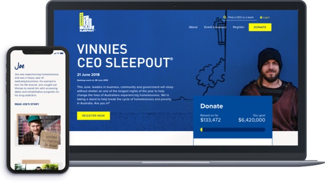 Vinnies CEO Sleepout by Inlight