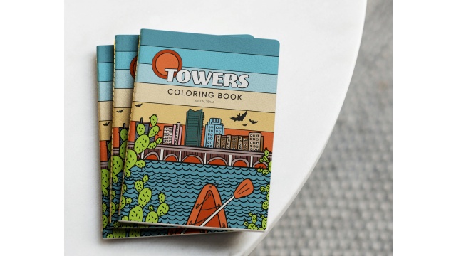 Towers Coloring Book Advertising by STAV Creative