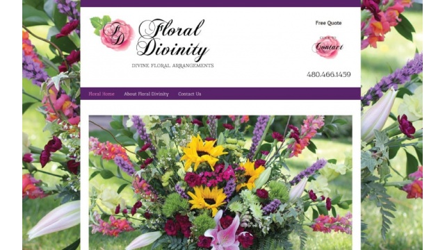 Floral Divinity Campaign by Salterra Web Service