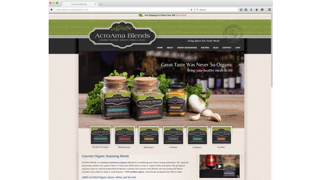 AcroAma-Blends Campaign by San Diego Small Business Marketing