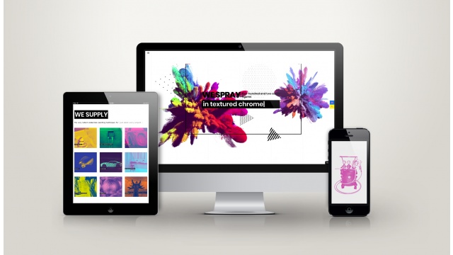 We Spray Anything Website Design by Saint Loupe