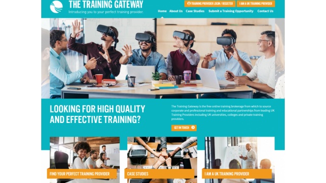 The Training Gateway Website Design by See Green