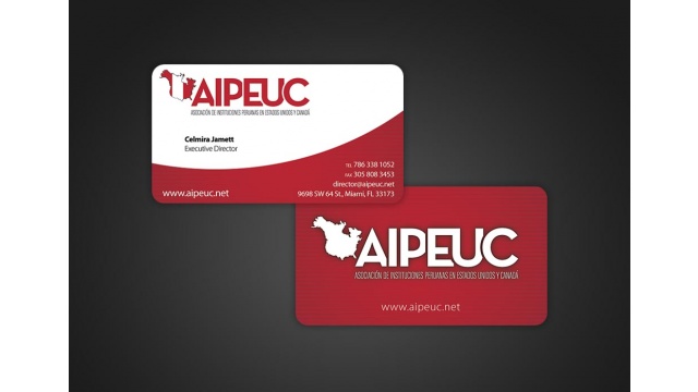 AIPEUC Business card design by Silva Heeren