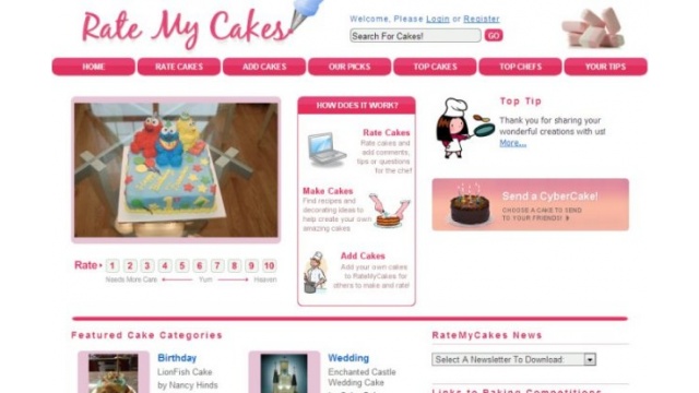 Rate My Cakes Website Campaign by SiteCenter