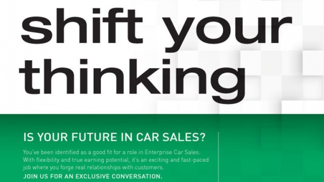 Enterprise Car Sales Recruiting by Jager Boston
