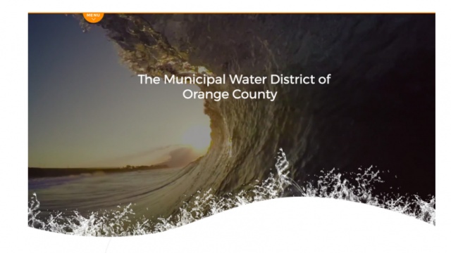MUNICIPAL WATER DISTRICT OF OC WEB DESIGN by L.A. Design Studio