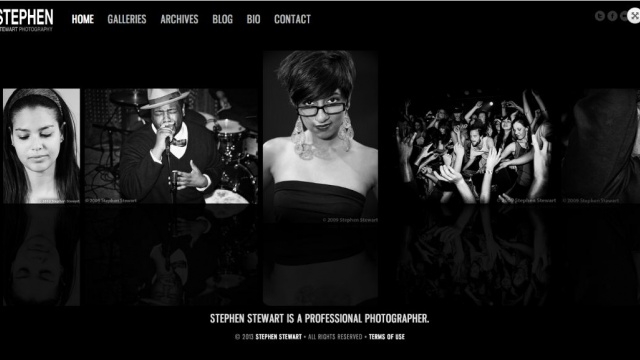 Stephen Stewart Photography - Website Redesign by DeanMark