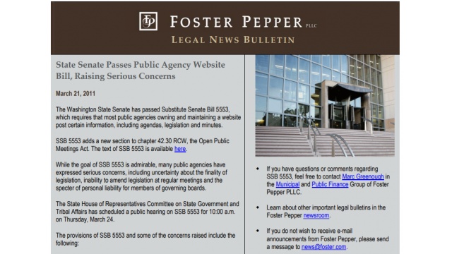 Foster Pepper by Larson Marketing &amp; Communications LLC