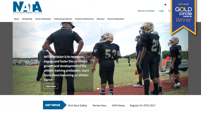 National Athletic Trainers’ Association by LevelTen Interactive