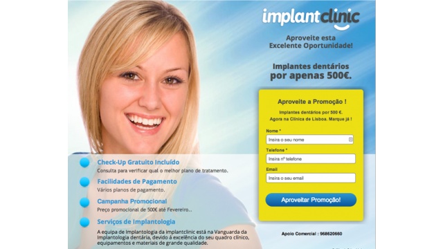 Implant Clinic Online Advertising by SmartKISS