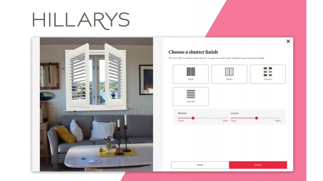 AI &amp; AR window dressing in apps and web for Hillarys by Eden Agency