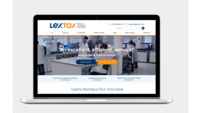 Lextox Web Design by Space on White