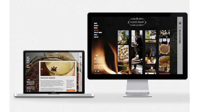La Petite Grocery Website Design Campaign by Skuba Design Studio
