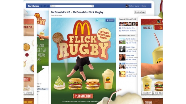 McDonald&amp;amp;amp;amp;amp;amp;#039;s Flick Rugby Campaign by SPITFIRE