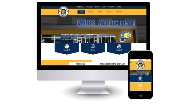 Pacers Athletic Center by NEXTFLY Web Design