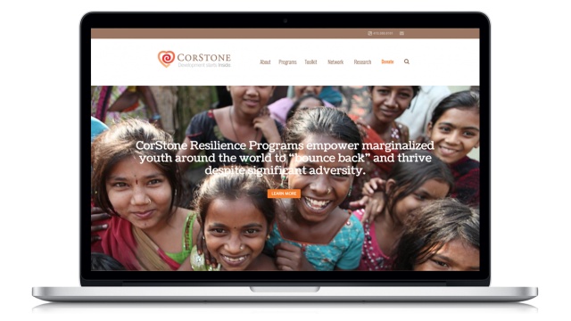 CorStone Website Design by Teamworks Communications Inc