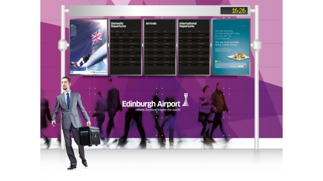 Edinburgh Airport Campaign by Taste Design Ltd