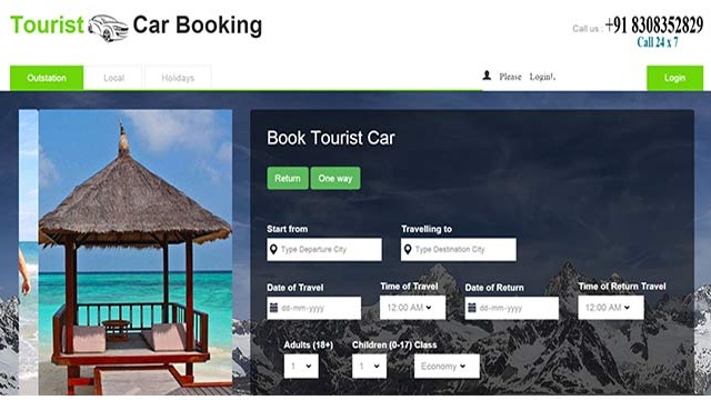 Tourist Car Booking Campaign by Techvertue Technology