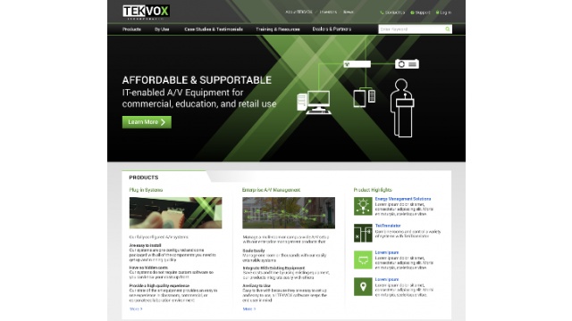 TEKVOX Website Campaign by Tahiti Blue Interactive