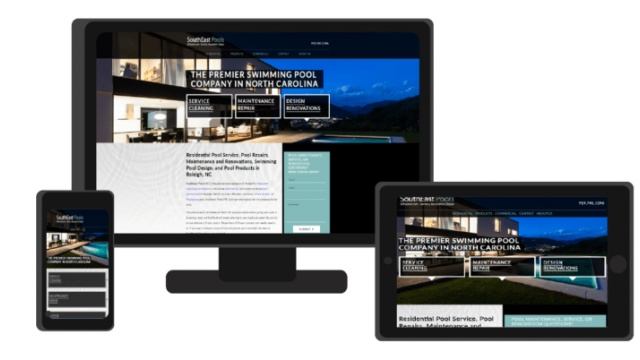 Southeast Pools NC Web Design Case Study by The Dibraco Agency
