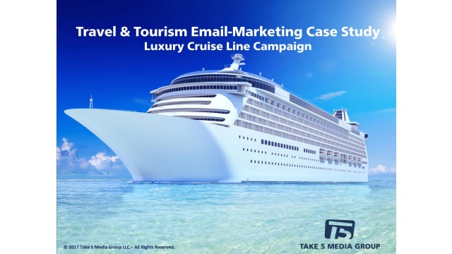 Travel Cruise Line Email Campaign by Take 5 Media Group