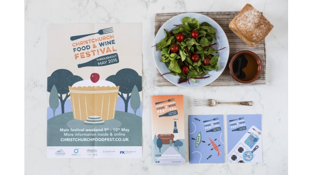 Christchurch Food Festival Branding by The Global Group