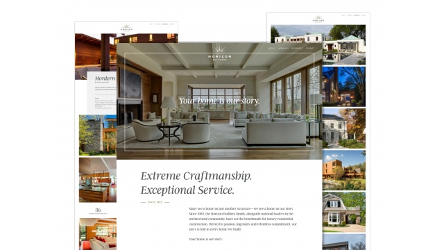 HORIZON BUILDERS WEBSITE &amp;amp;amp;amp;amp; COLLATERAL by Orange Element
