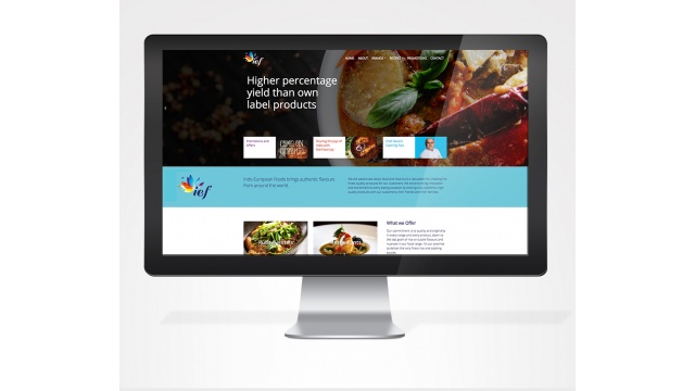 Indo European Foods Apps and Web Design by Thump Creative Design