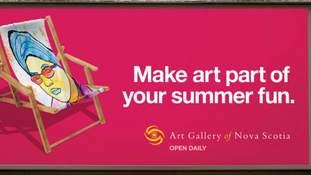 Art Gallery Nova Scotia Campaign by Trampoline