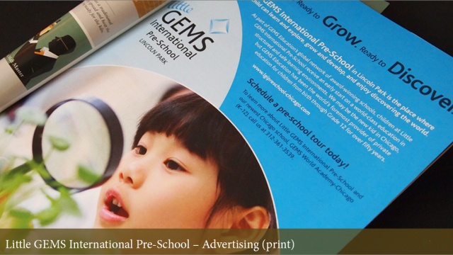 GEMS Education Digital and Print Design by Treacy Marketing Group
