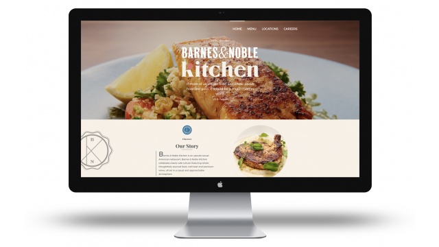 Barnes and Noble Kitchen Website by Unincorporated
