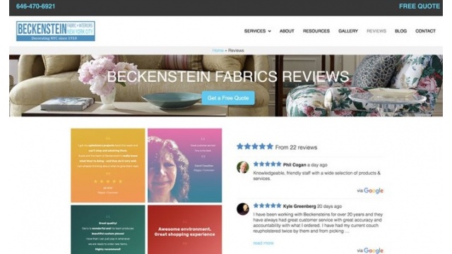 Beckenstein Fabric and Interiors by Minyona