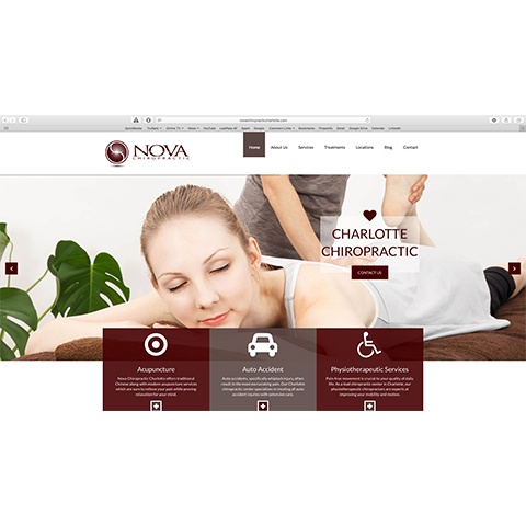 Nova Chiropractic Website Design Campaign by EraBright