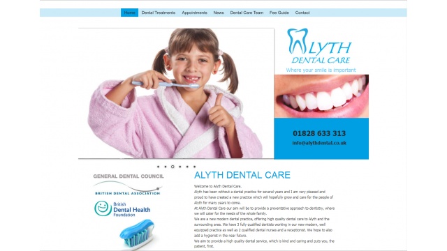 Alyth Dental. by Peapod Studios Scotland