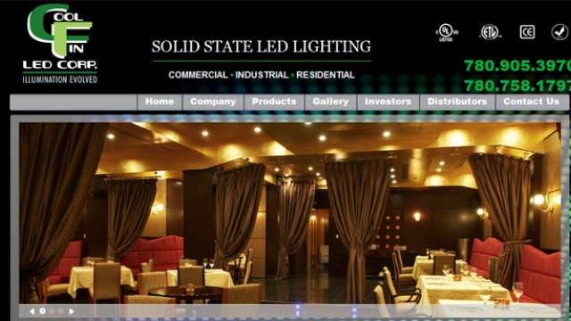Cool Fin LED - Website Design by VN Web Group