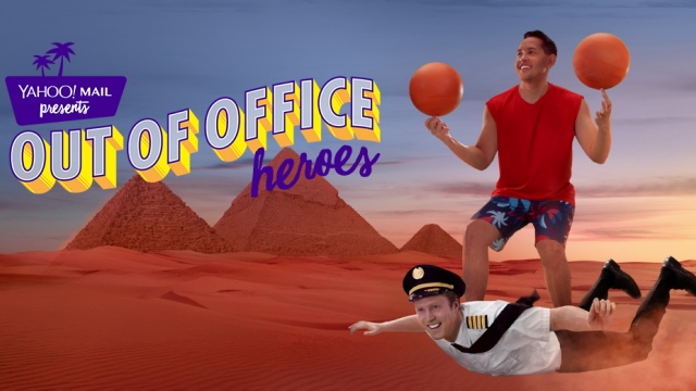 Yahoo Mail Out of Office Heroes Social Campaign by WE ARE Pi