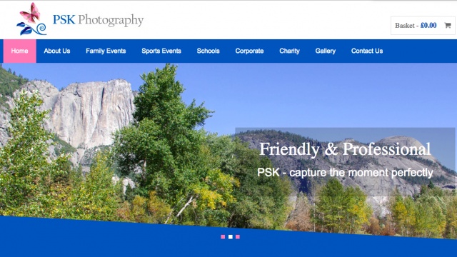 PSK Photography Web Design by Vogal Digital
