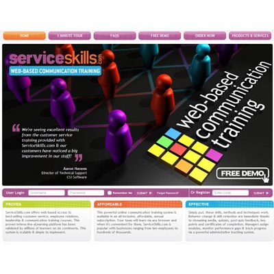 ServiceSkills Website Design by Websoft Publishing Company