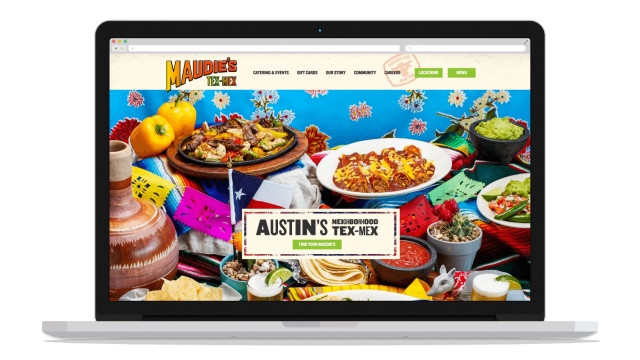 Maudies Tex-Mex Website Design by Workhorse Marketing
